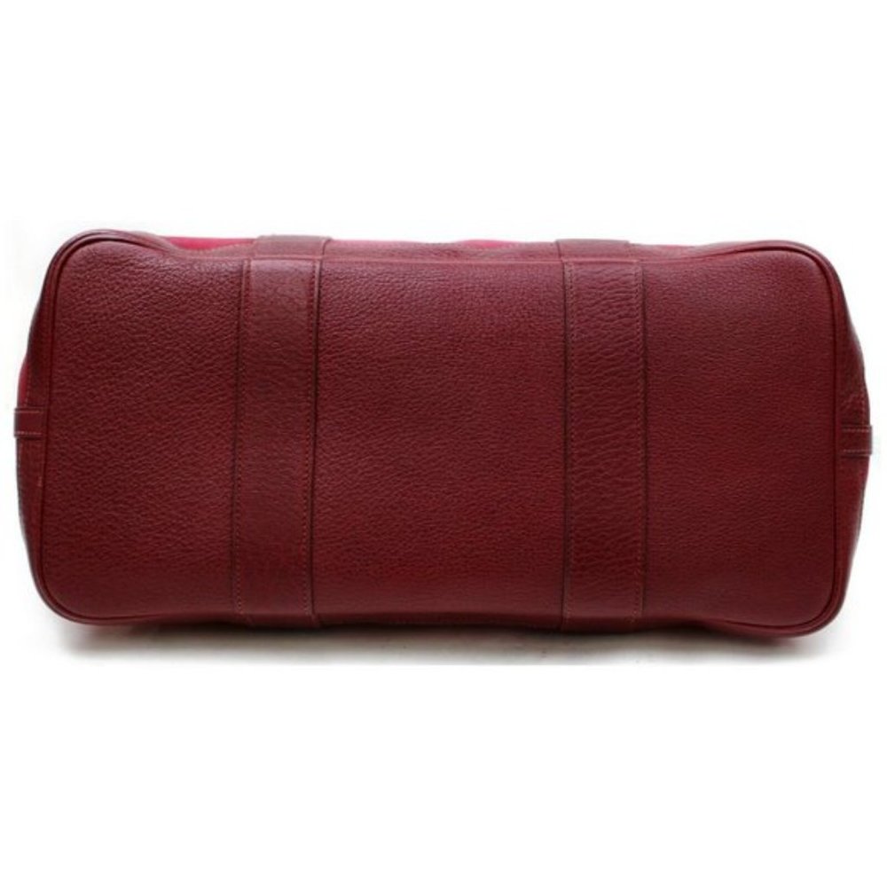 AUTHENTIC Hermes Garden Party PM Bordeaux Canvas - Picture 6 of 11